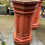Thumbnail: Original Antique Octagonal Terracotta Chimney Can Pot Architectural Salvage 