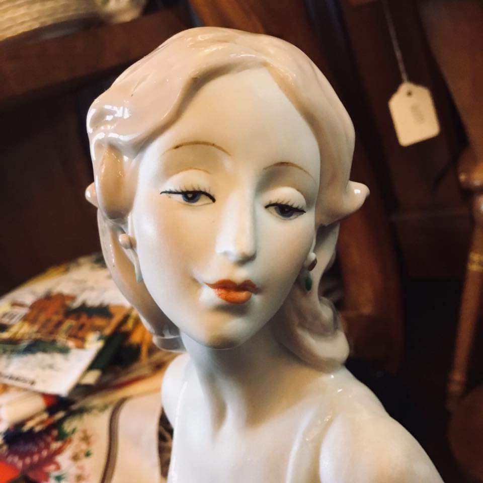 Thumbnail: ON SALE Italian Art Deco porcelain figure
