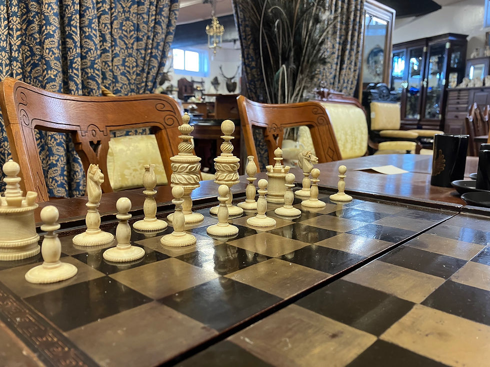 Thumbnail: 19th century Chinese Export Chess set