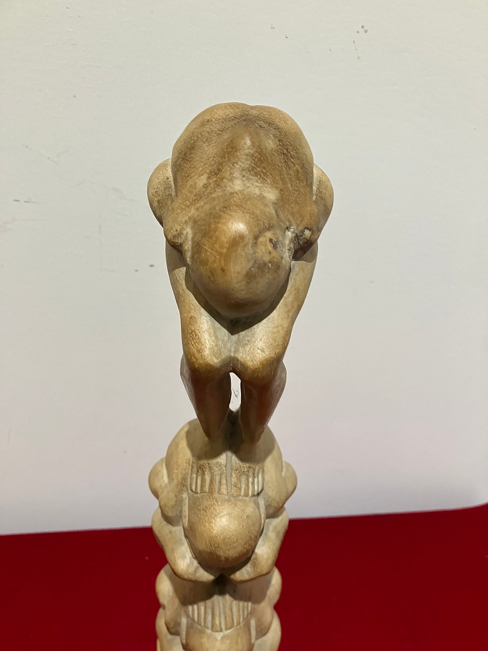 Thumbnail: Hand Carved Indonesian Sculpture of Orang Malu