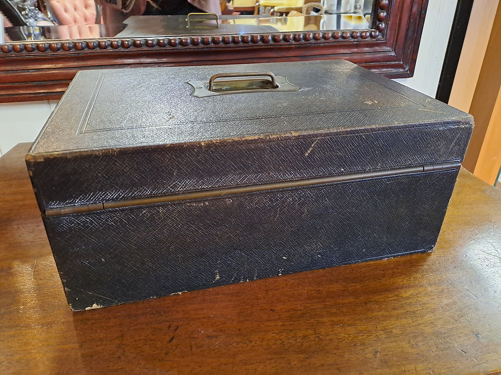 Thumbnail: Victorian Leather Bound Portable Writing Slope