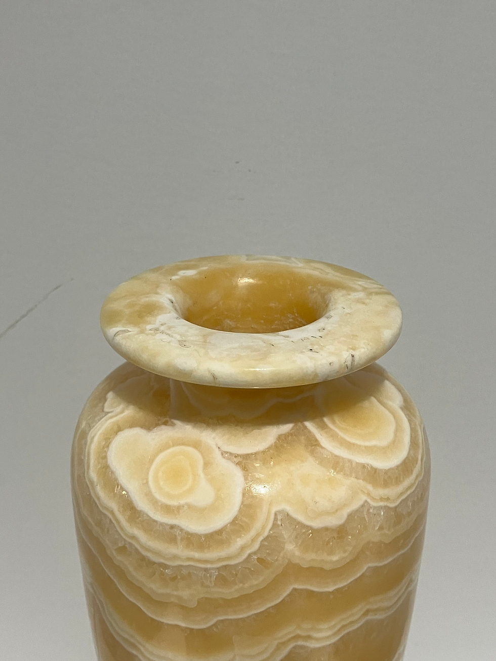 Thumbnail: Vintage Huge Egyptian Alabaster Vase