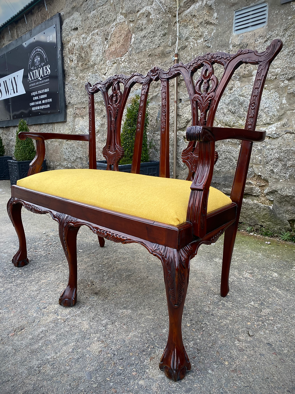 Thumbnail: Chippendale Style Bench 