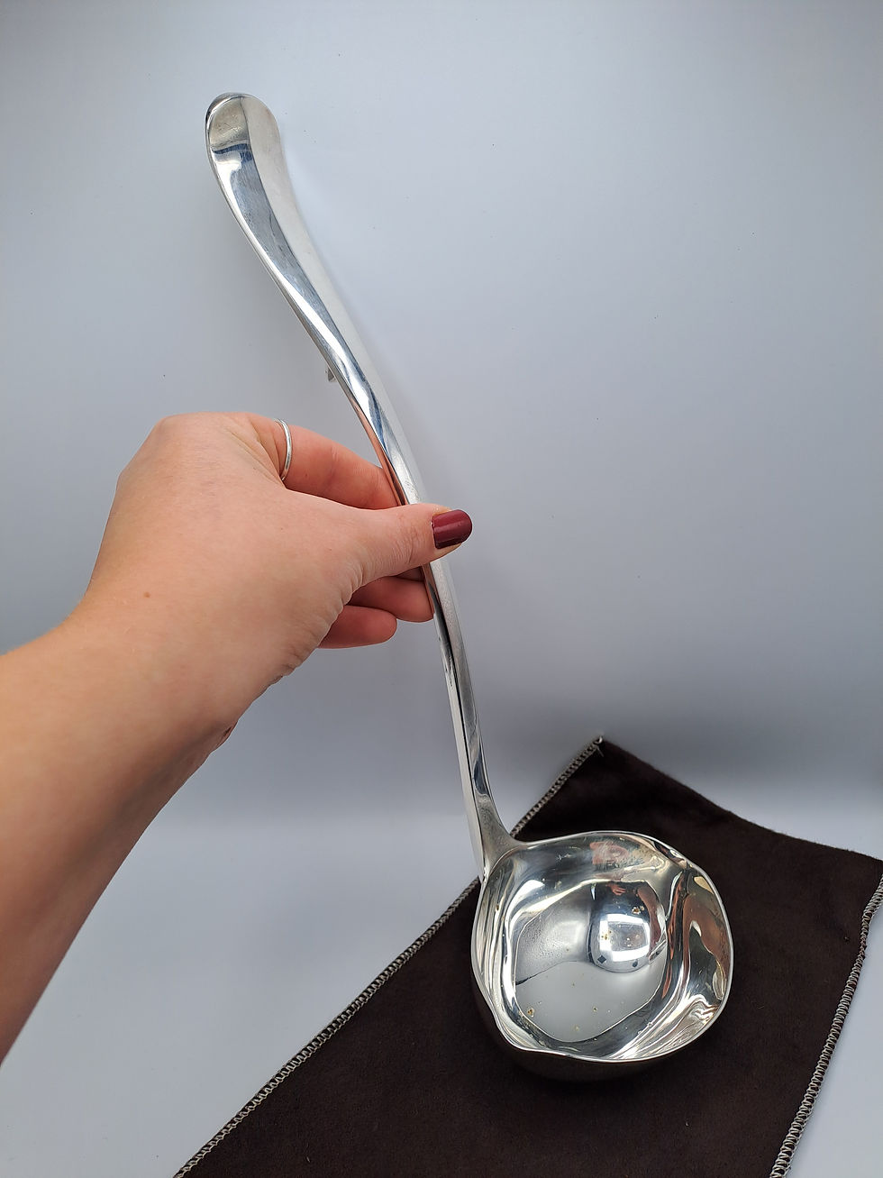 Thumbnail: Vintage Silver Plated Soup Ladel by Gerity