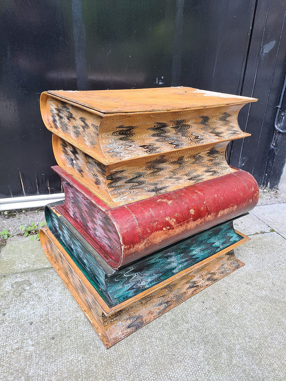 Thumbnail: Vintage Italian Book Stack with Secret Compartment