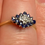 Thumbnail: 9ct Gold, Sapphire & Diamond Ring