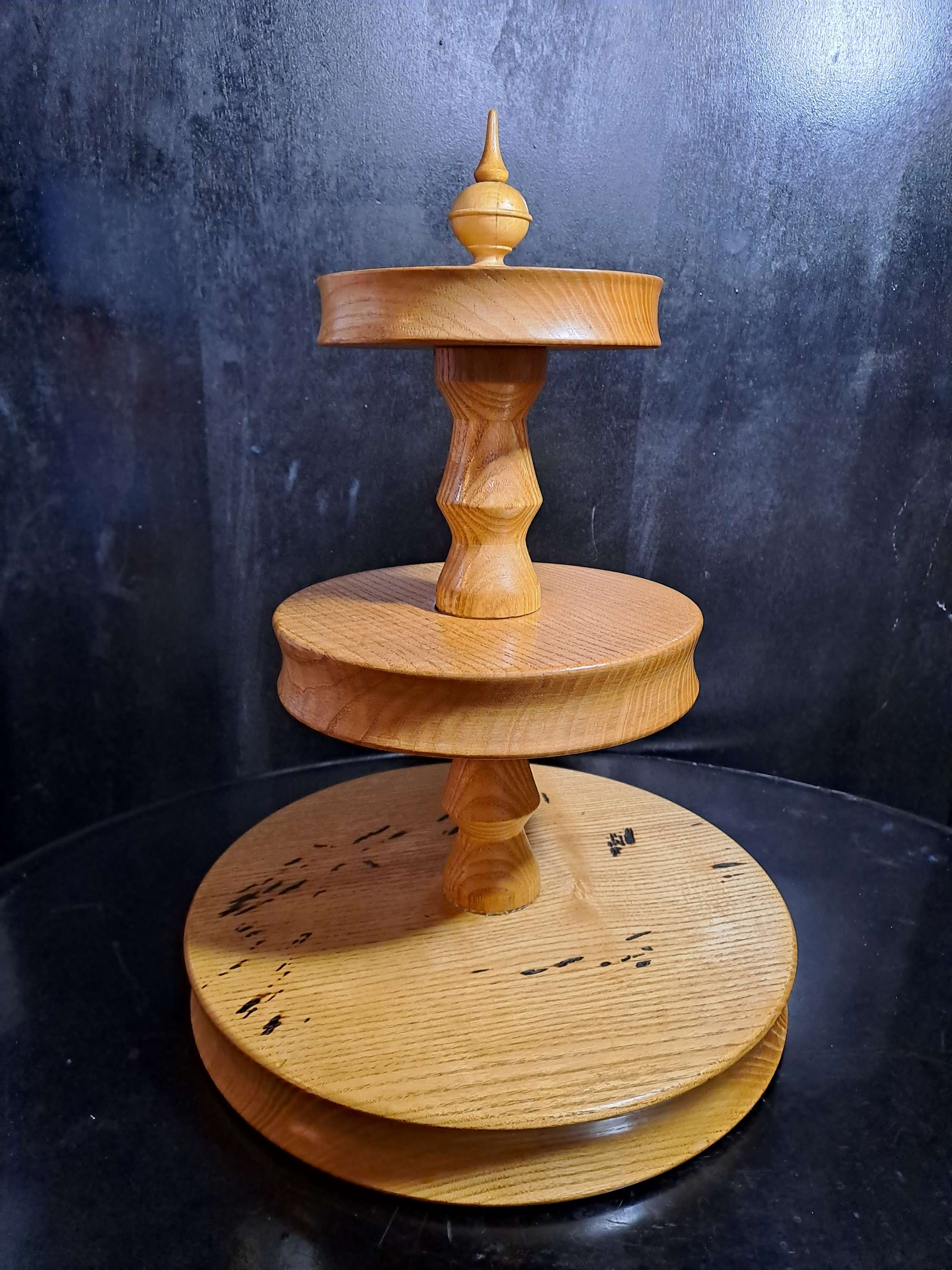 3 Tier Wooden Display Stand
