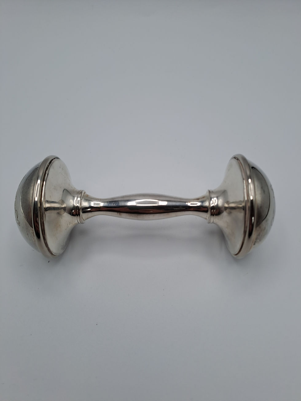 Thumbnail: Silver Plated Baby's Rattle