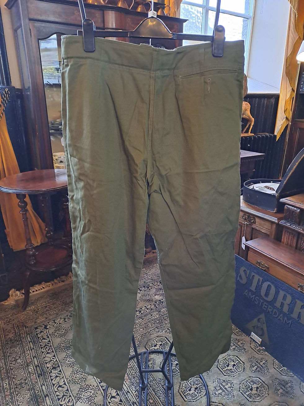 Thumbnail: Military : Green Military Style Trousers