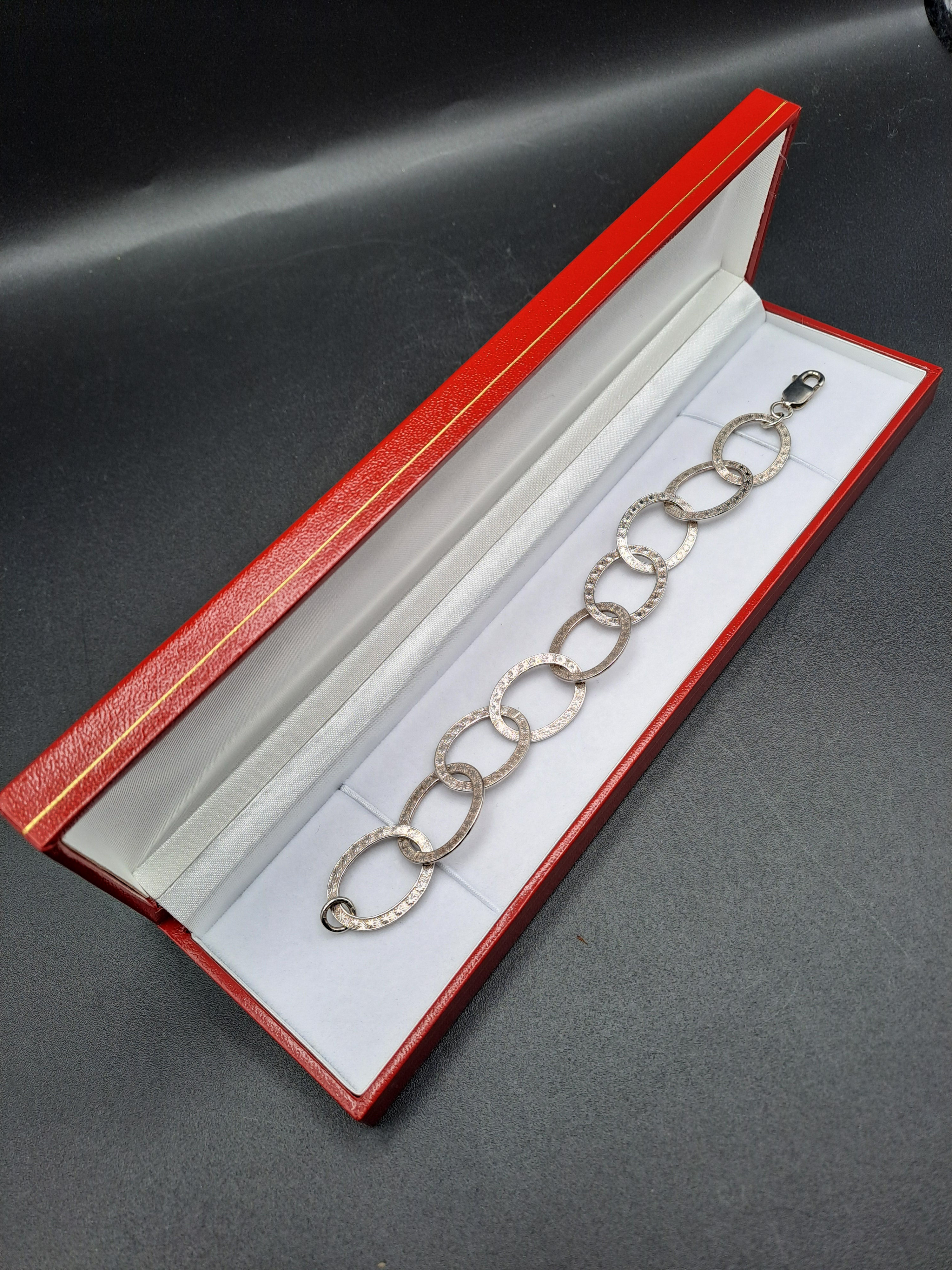 925 Silver Modernist Bracelet