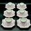 Thumbnail: Set of Six Vintage Royal Grafton fine bone china Egg cups and saucers 
