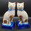 Thumbnail: Pair of Victorian Style Staffordshire Mantle Cats