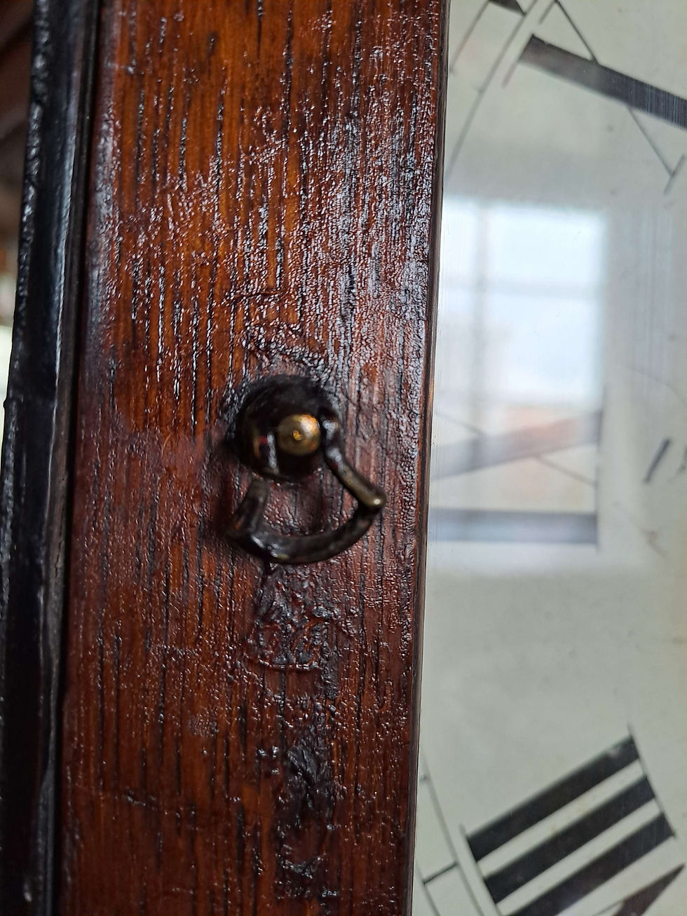 Thumbnail: Antique Grandfather Tallcase Clock