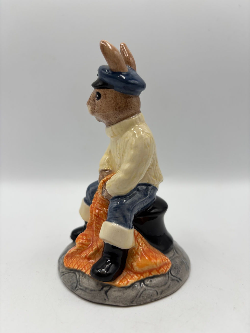 Thumbnail: Royal Doulton Bunnykins Figurine  “Fisherman Bunnykins” 1997