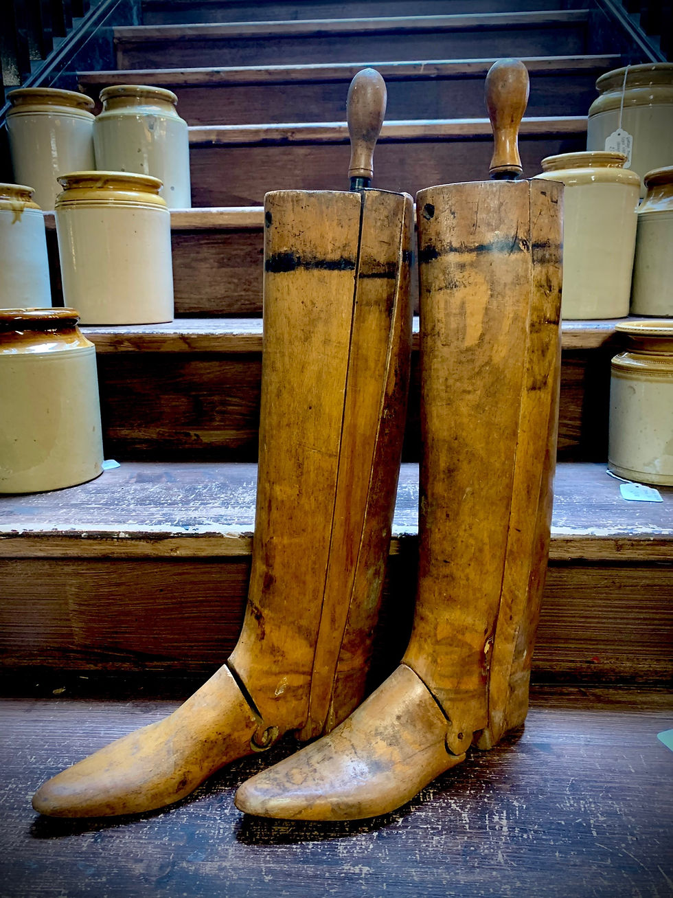 Thumbnail: A superb pair of late 19th century Gentlemans' Wooden Riding Boot Trees