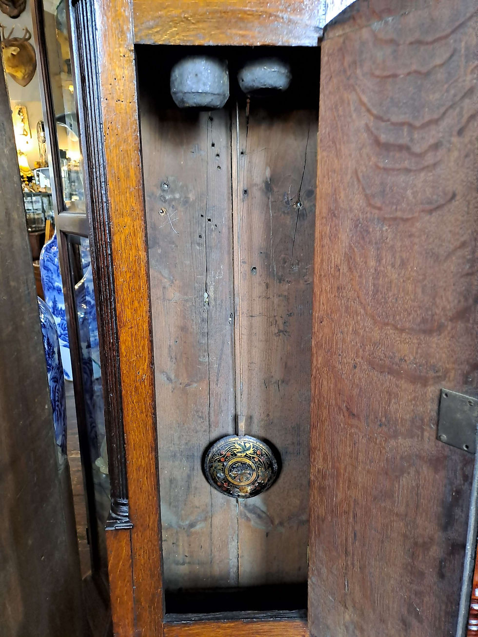Thumbnail: Antique Grandfather Tallcase Clock