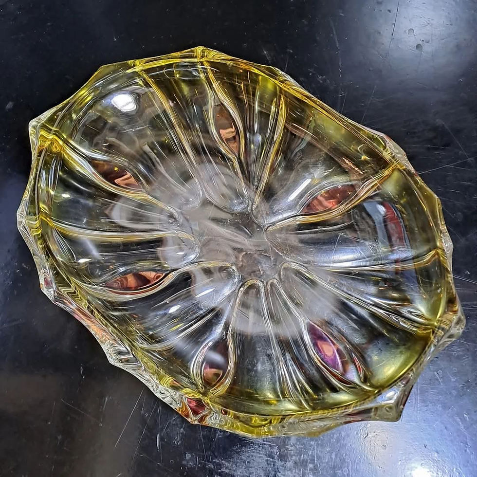 Thumbnail: Czech Art Glass Dish