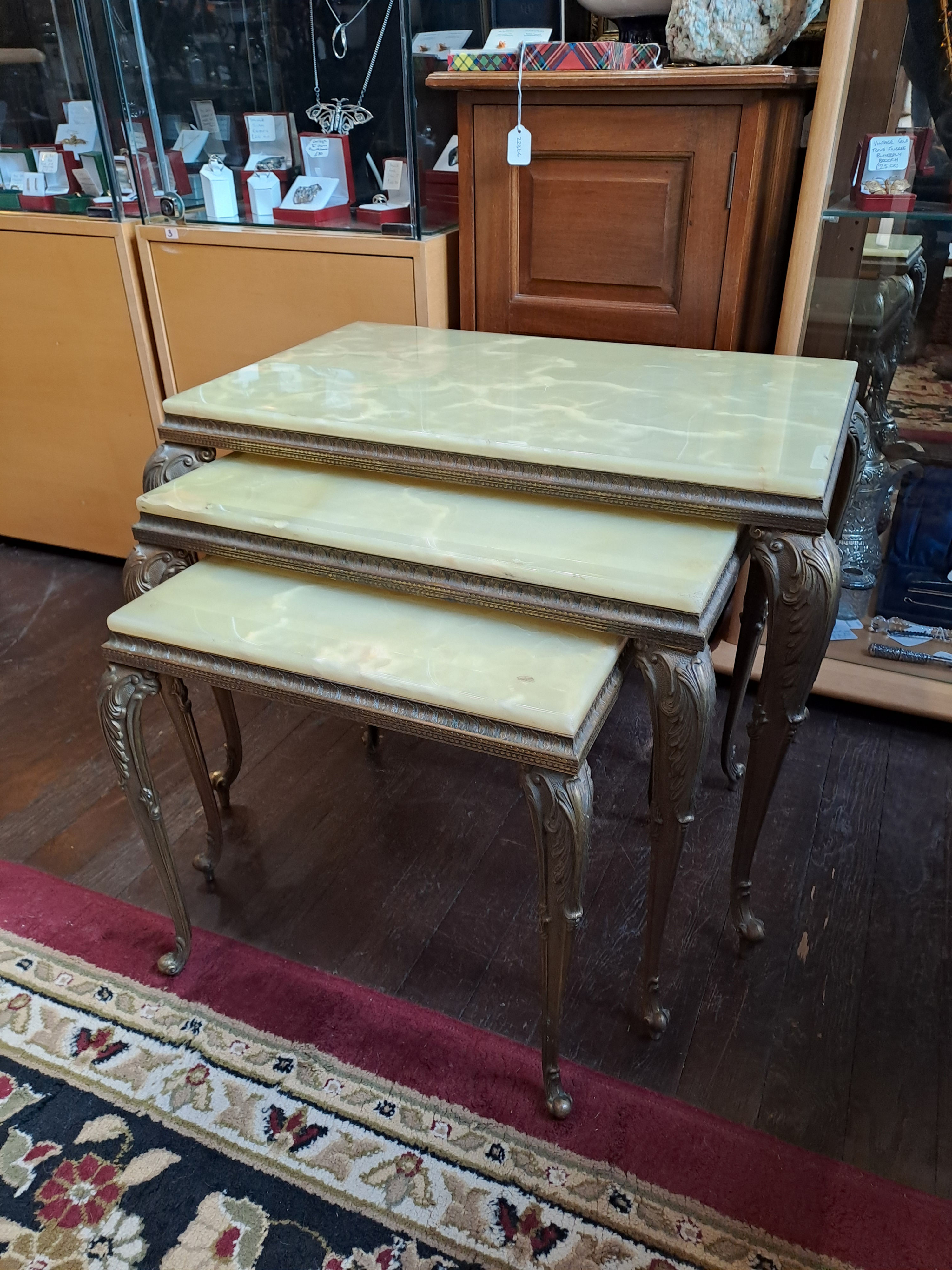 1960s Hollywood Regency Nest of Tables