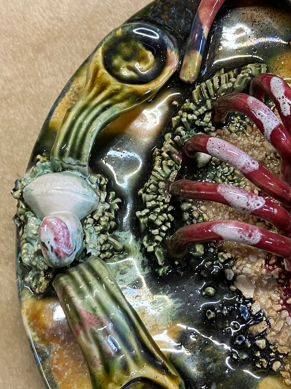 Thumbnail: Majolica Lobster Wall plate
