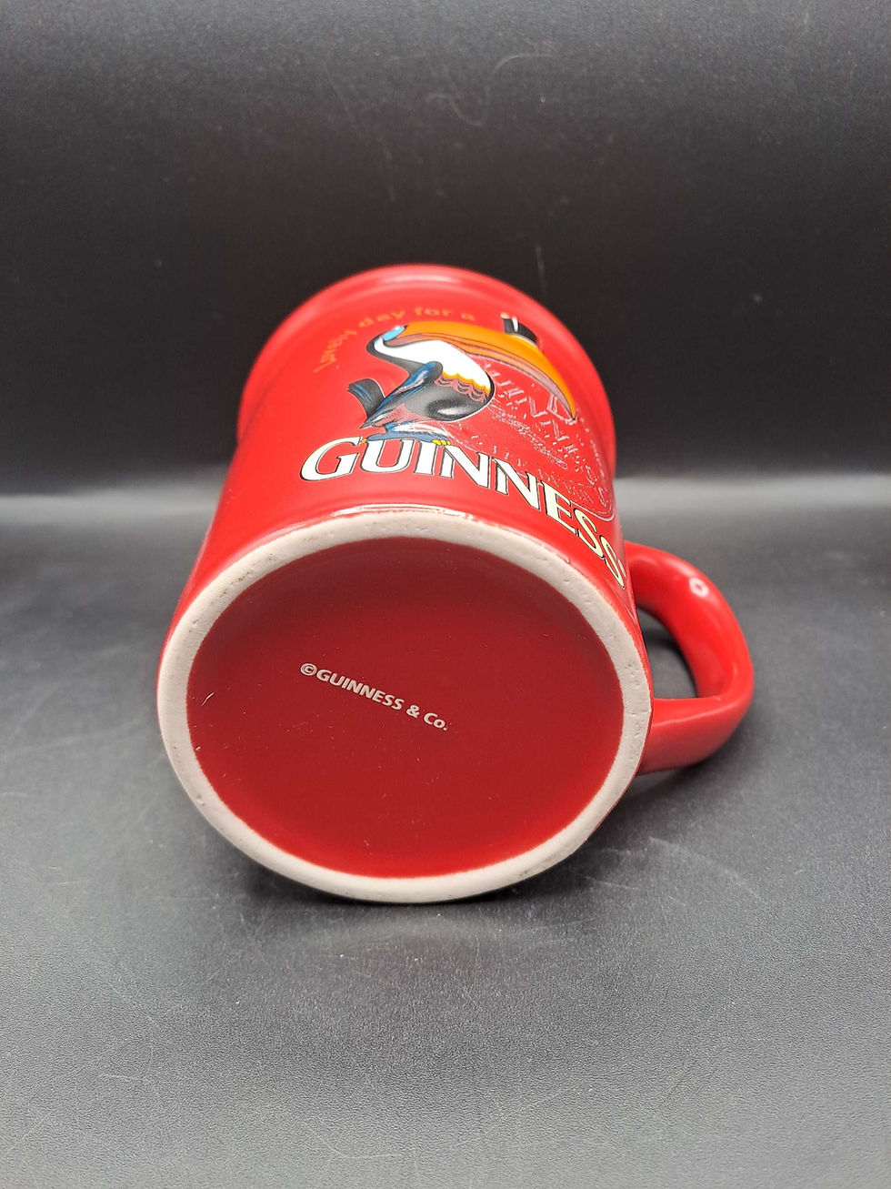 Thumbnail: Large Guinness Red Cermaic Mug