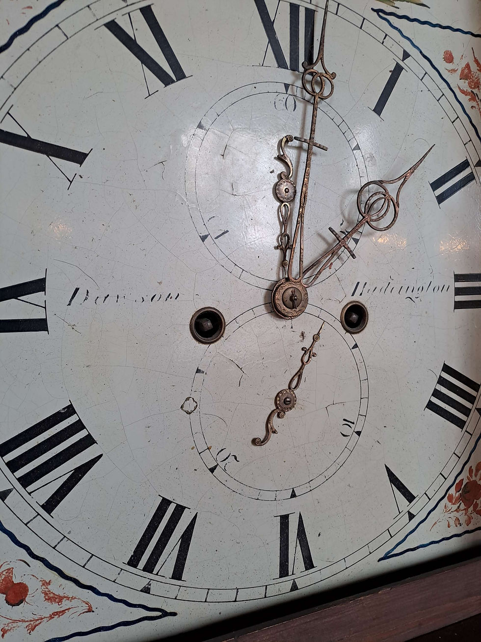 Thumbnail: Antique Grandfather Tallcase Clock
