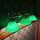 Thumbnail: Triple Green Glass & Brass Wall Light