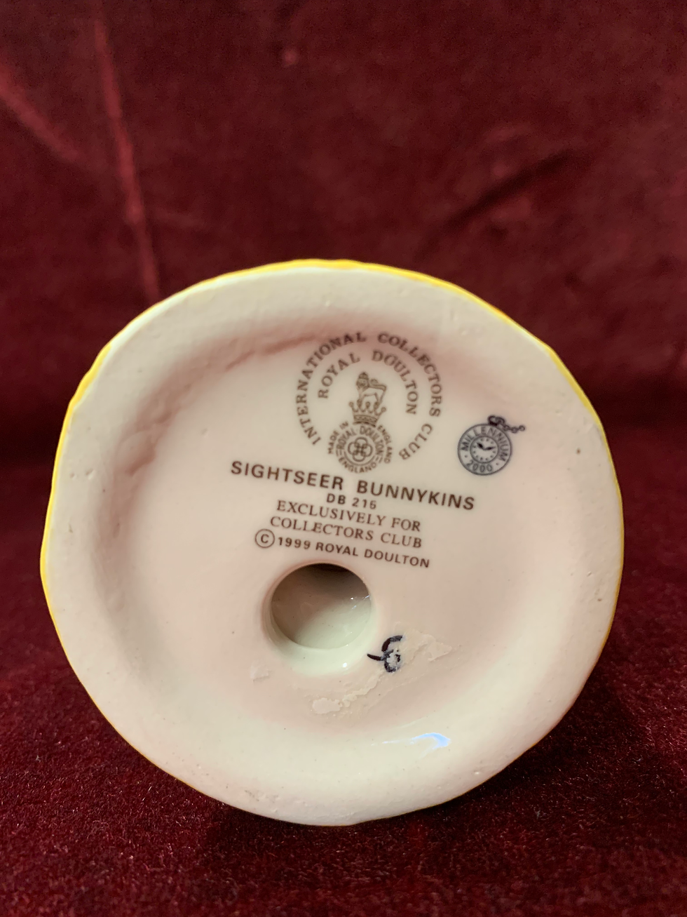 Thumbnail: Royal Doulton Sightseer Bunnykins DB215 Good Condition 