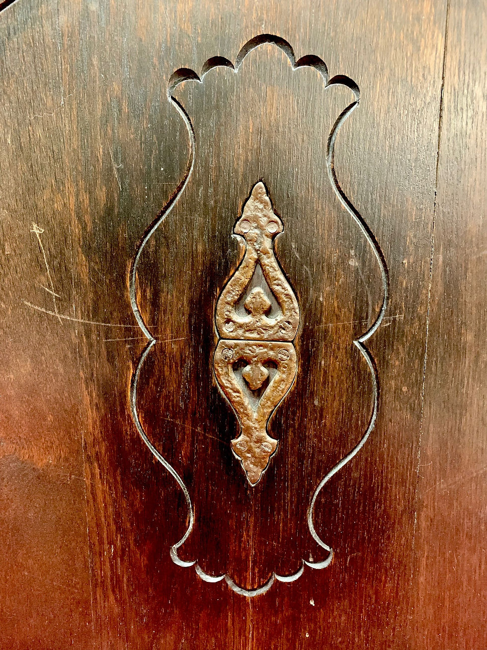 Thumbnail: Oak Arts & Crafts Fire Screen.