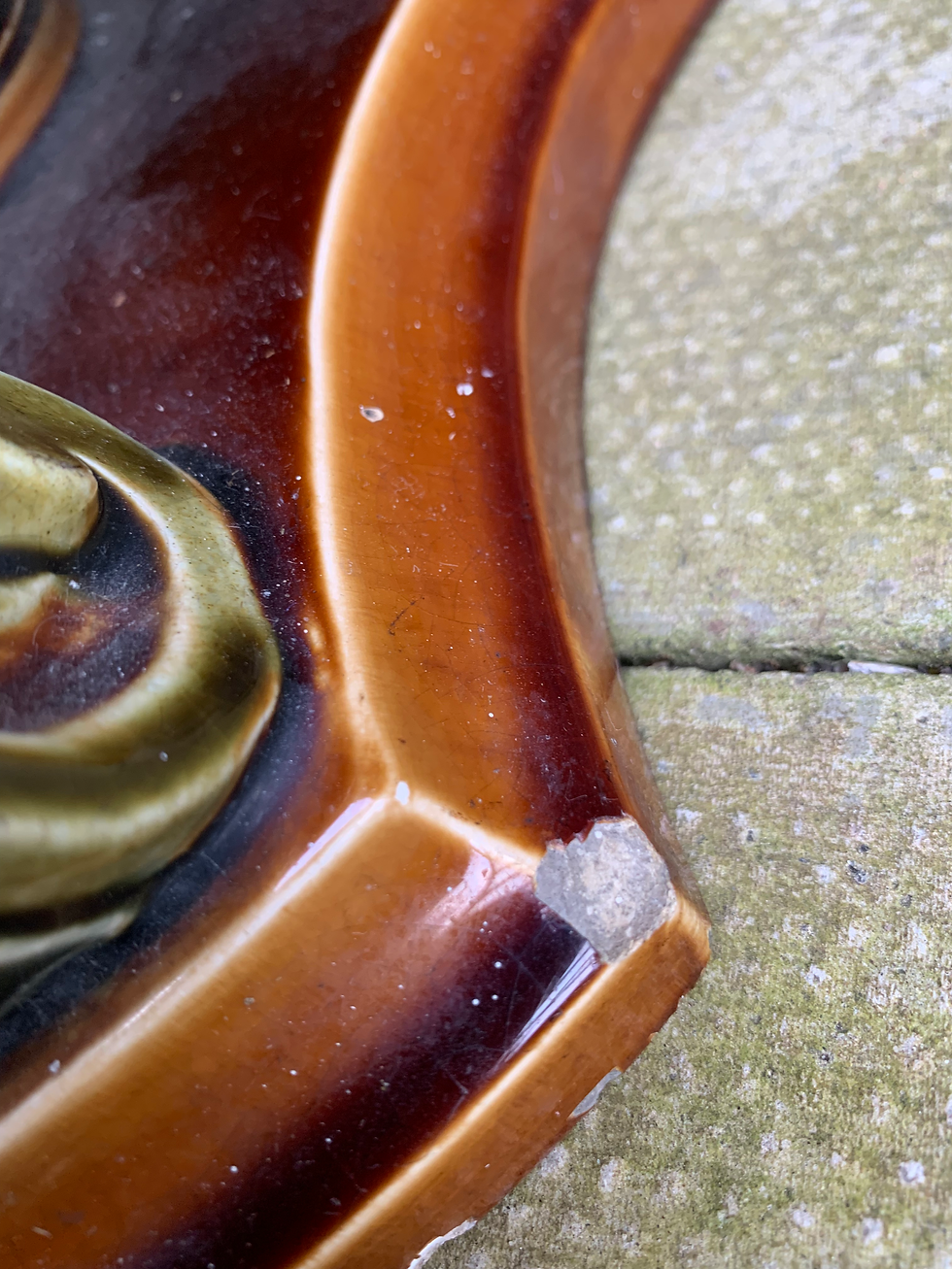 Thumbnail: Antique Art Nouveau Burmantofts Faience pedestal