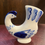 Thumbnail: Pair of Gzhel Pottery Chickens 