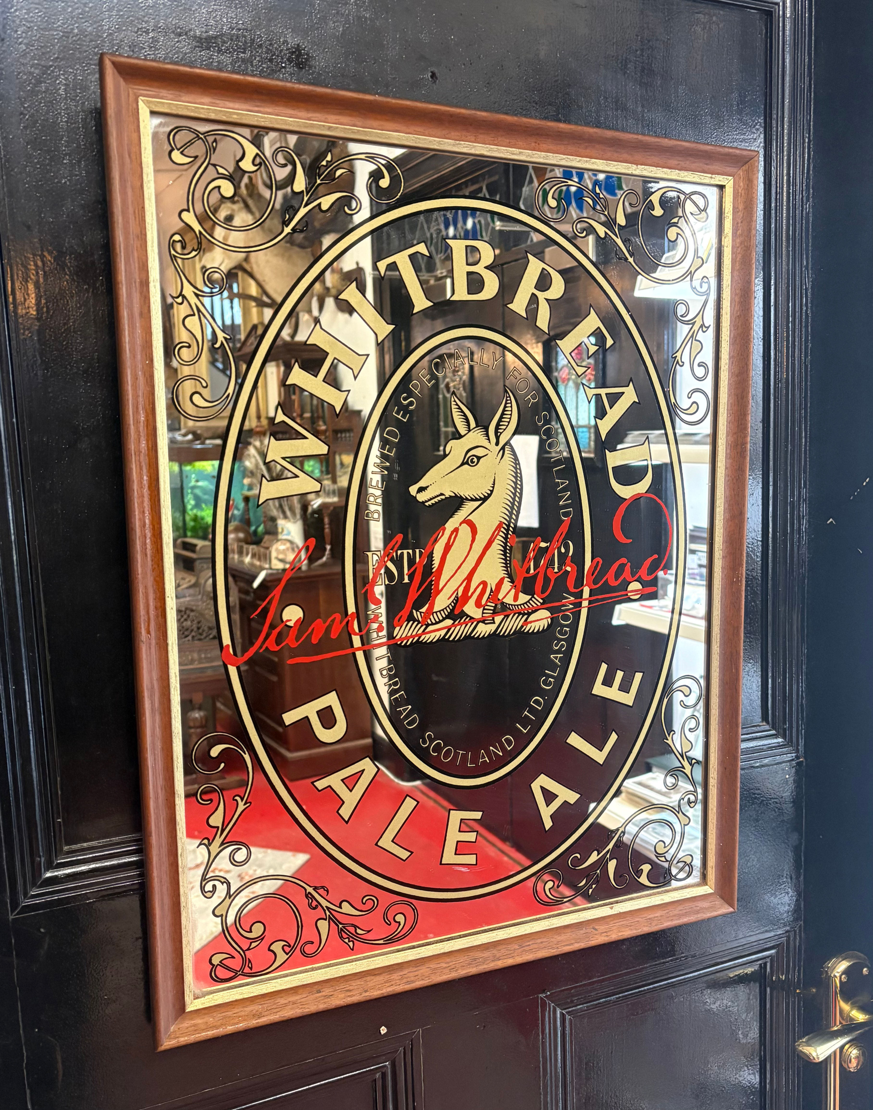 Framed Whitbread Pale Ale Pub Mirror