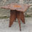 Thumbnail: Beautiful Heavily Carved Indian foldable Side Table, £145 H22.5" W22" D22" Ref/1