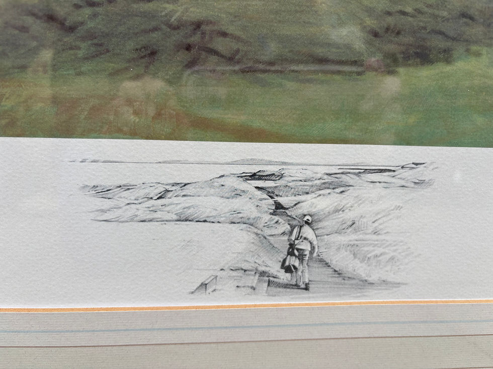 Thumbnail: Large Peter Munro, Ballybunion 15th Hole Framed  Ltd Edition Signed Golf Print