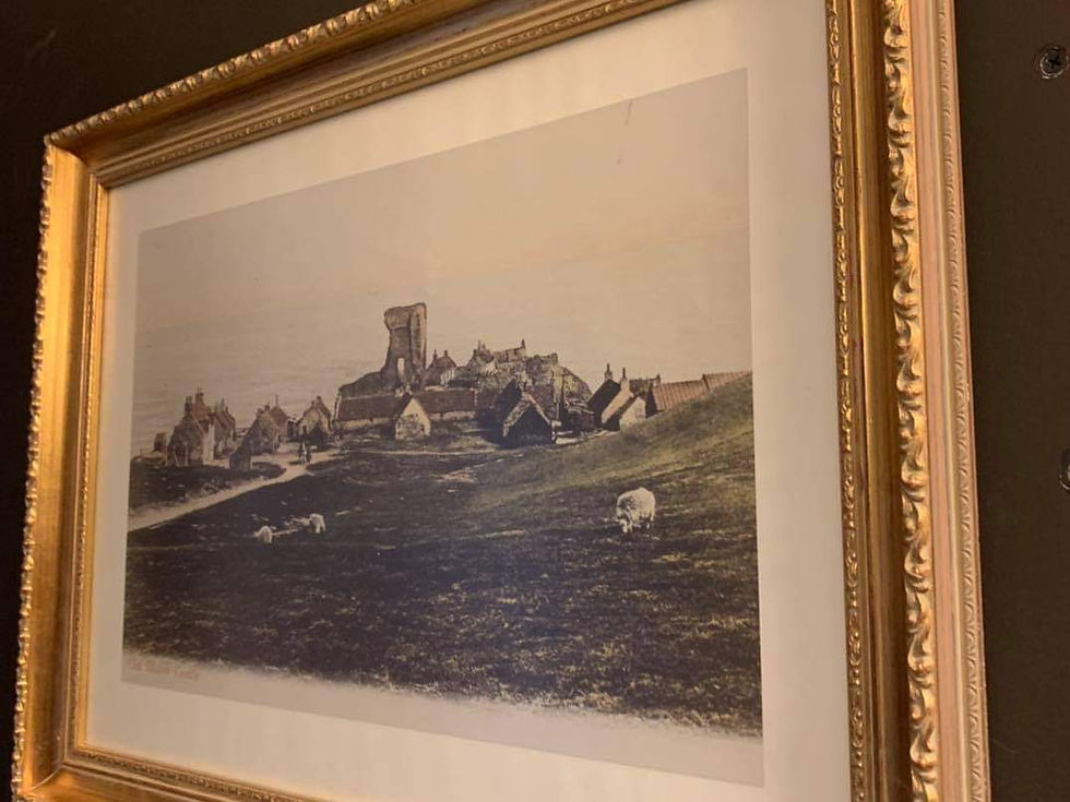 Thumbnail: Framed print of Old Slains Castle Colliston