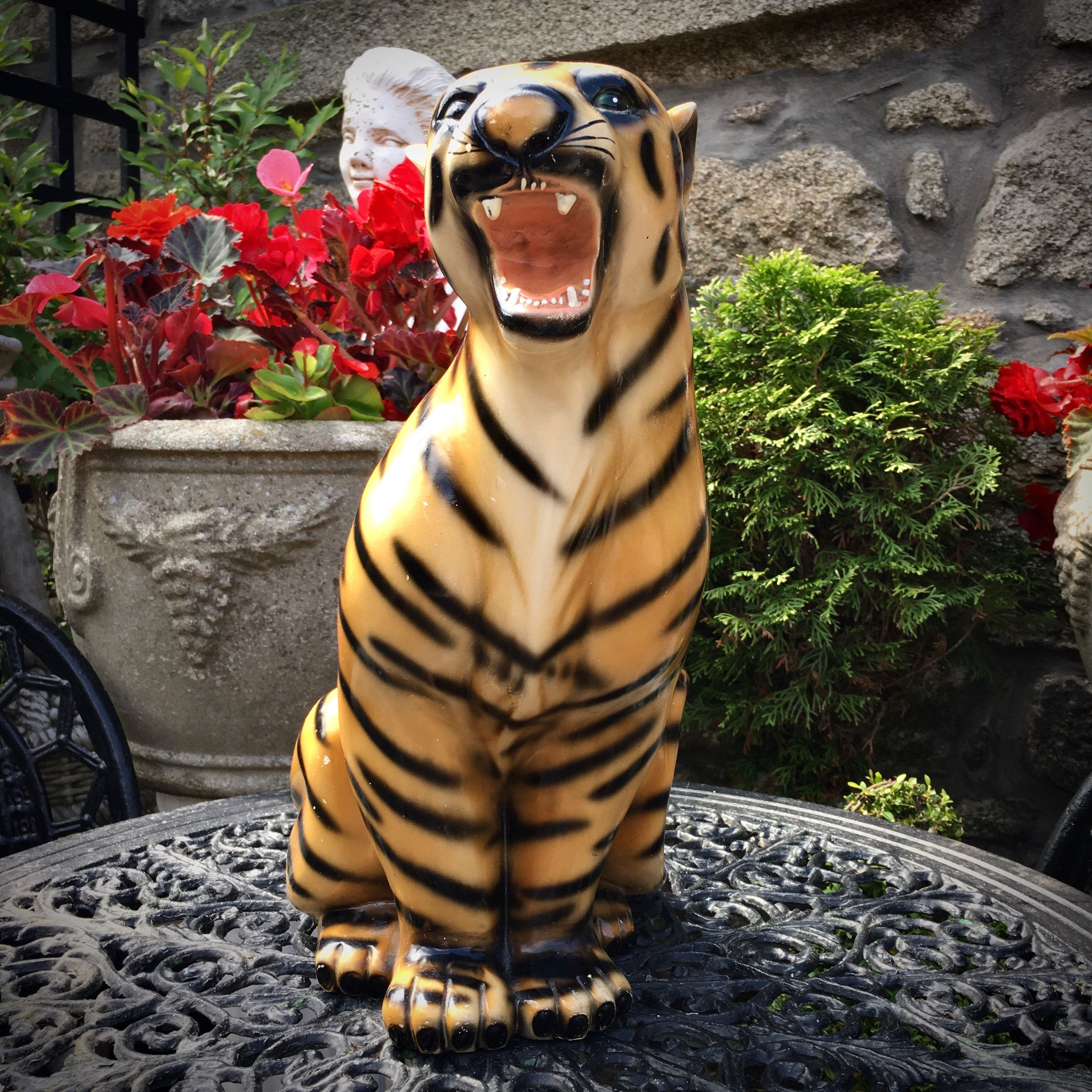 Vintage Pottery Tiger