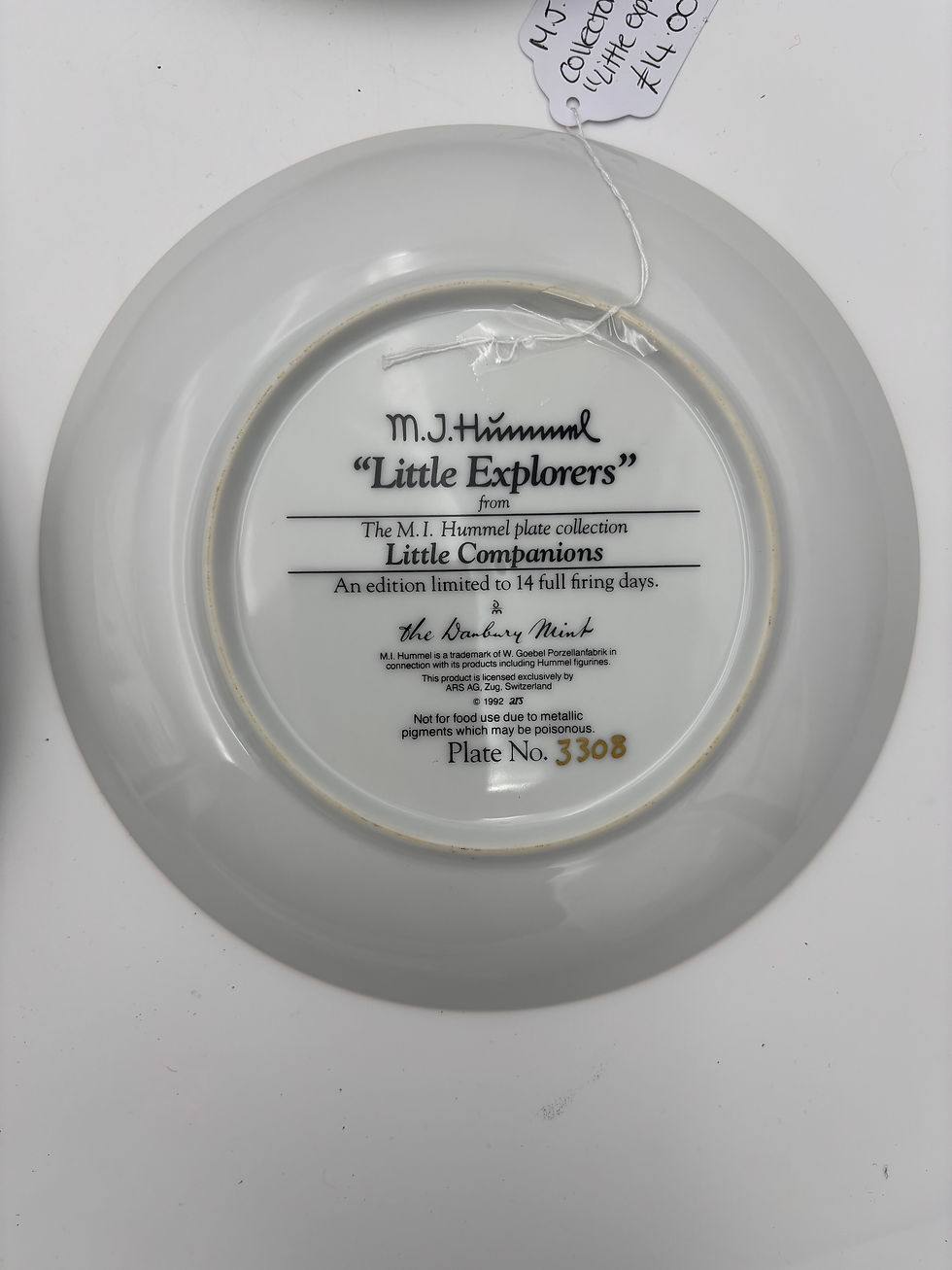 Thumbnail: ON SALE Hummel "Little Companions" Collector Plates Complete Set of 12  Good Con