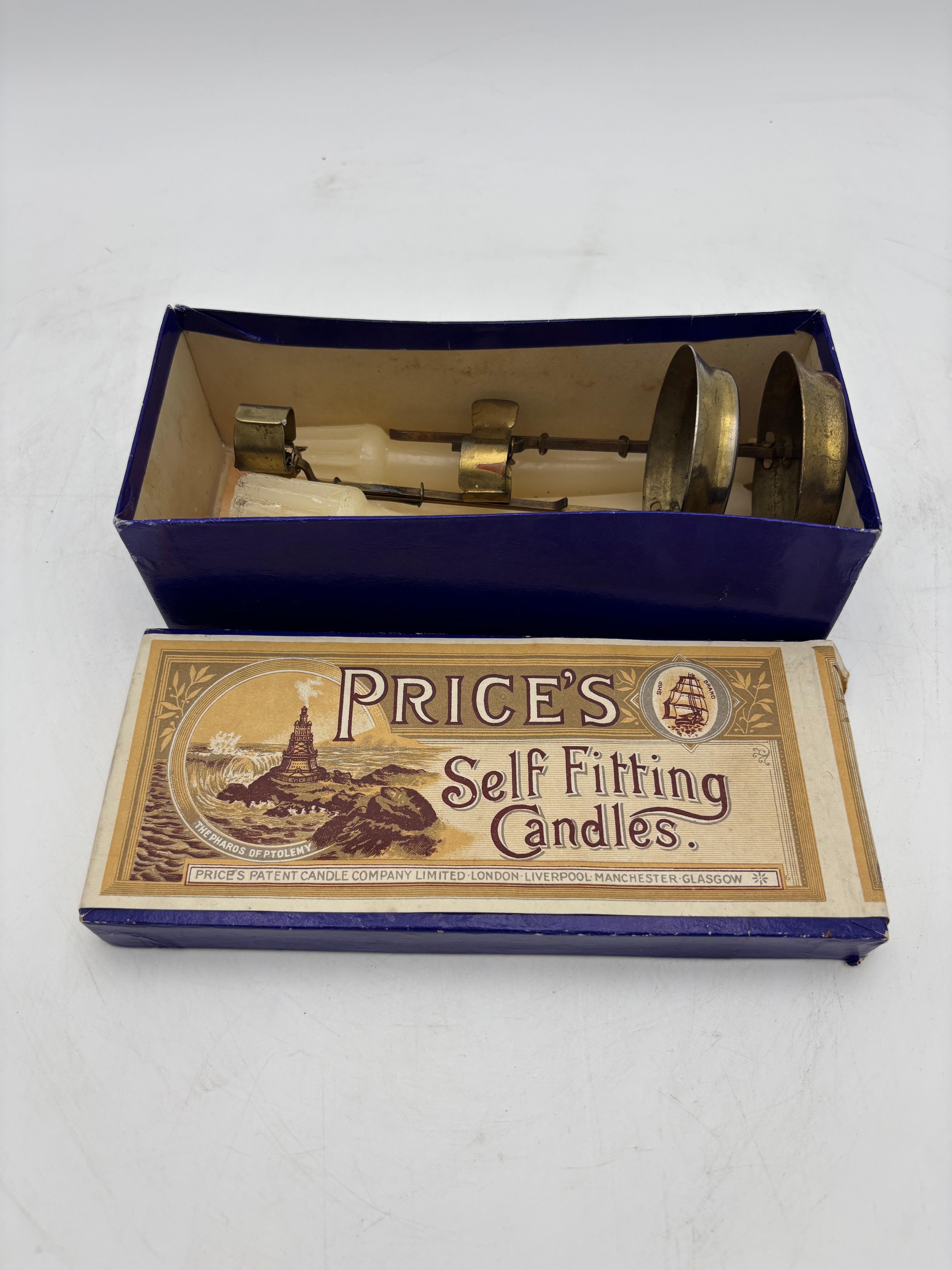 Antique Prices Self-Fitting Candles in original box
