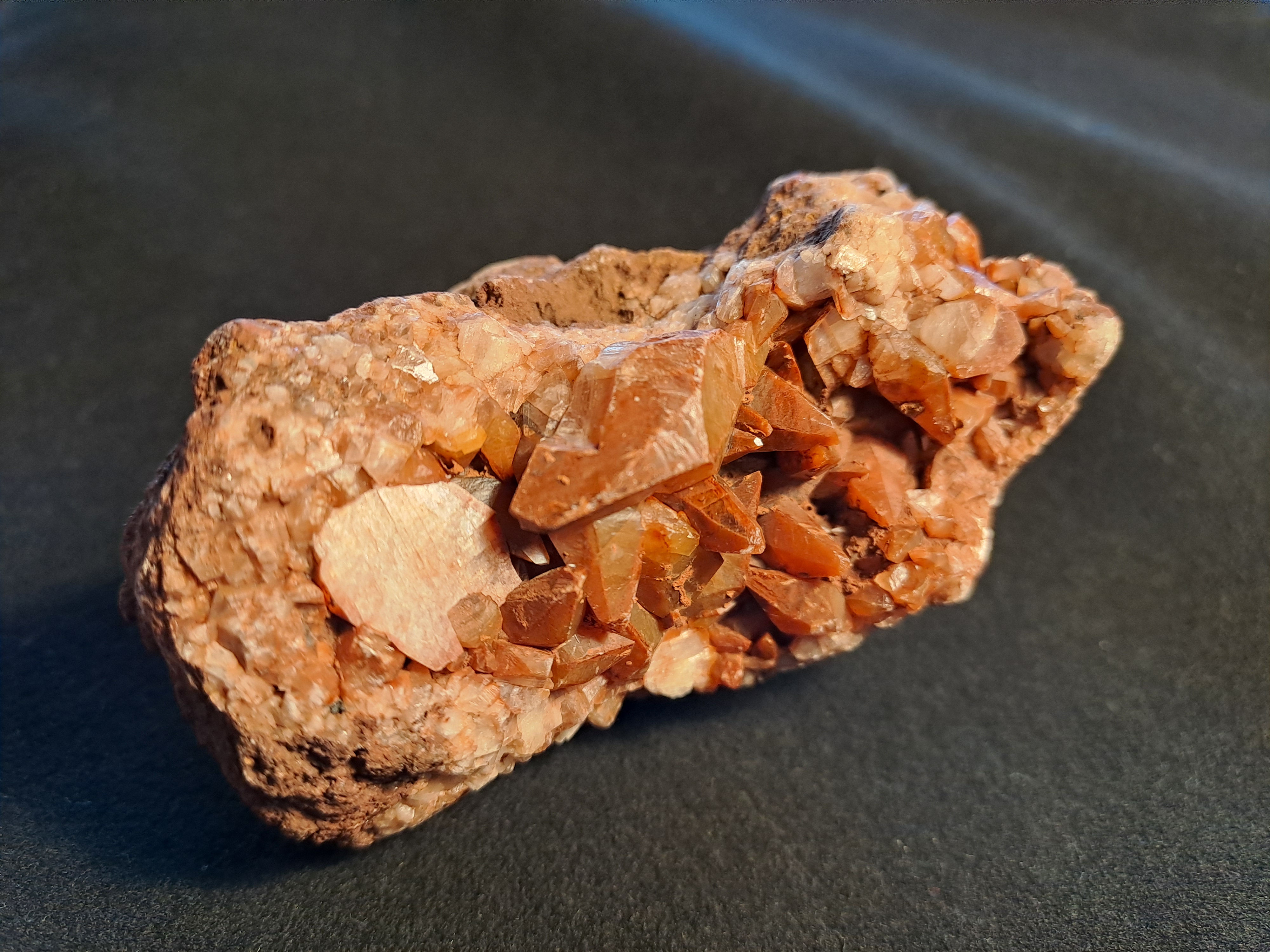 Red Hematite Quartz Mineral Specimen