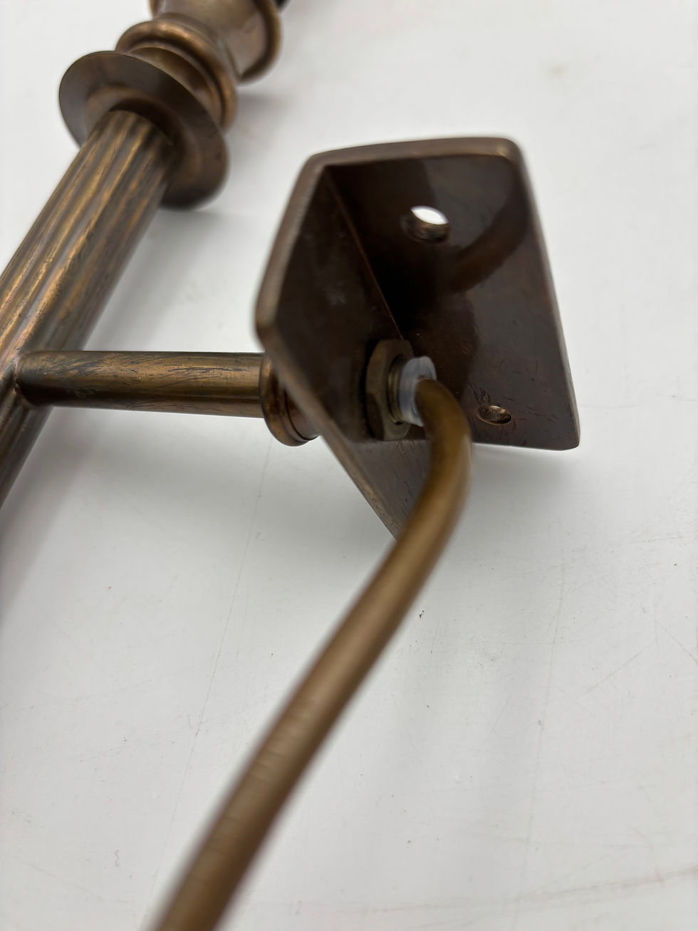 Thumbnail: Georgian Style Corinthian Antique Brass effect Wall Lights fitted with Brackets 