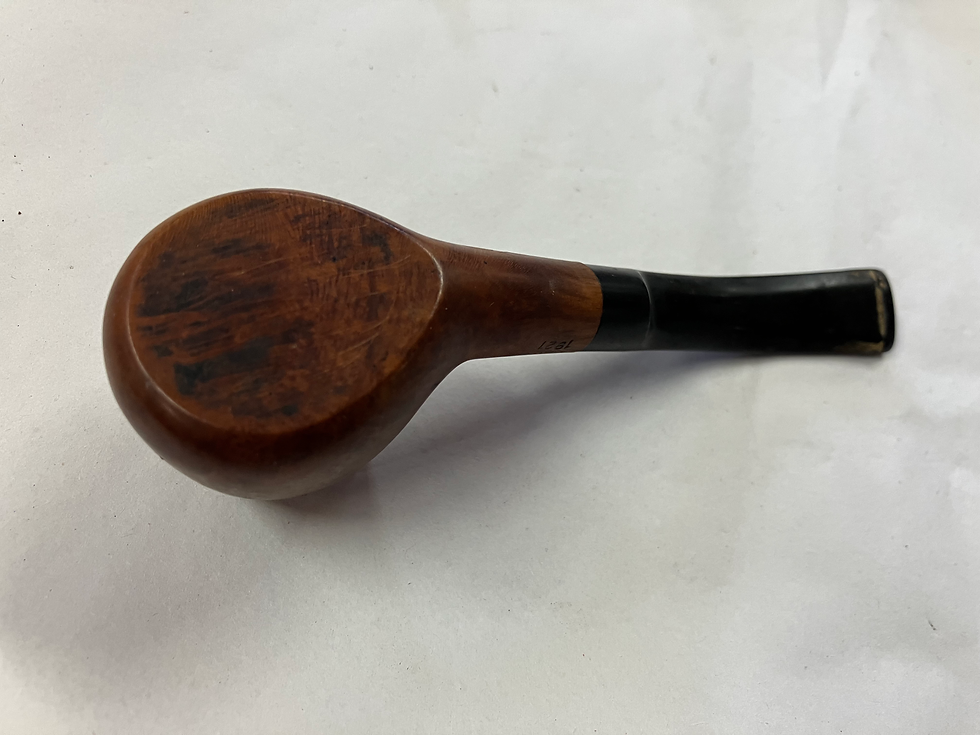 Thumbnail: Tobacco Smoking Pipe with Flat Bottomed Bowl 