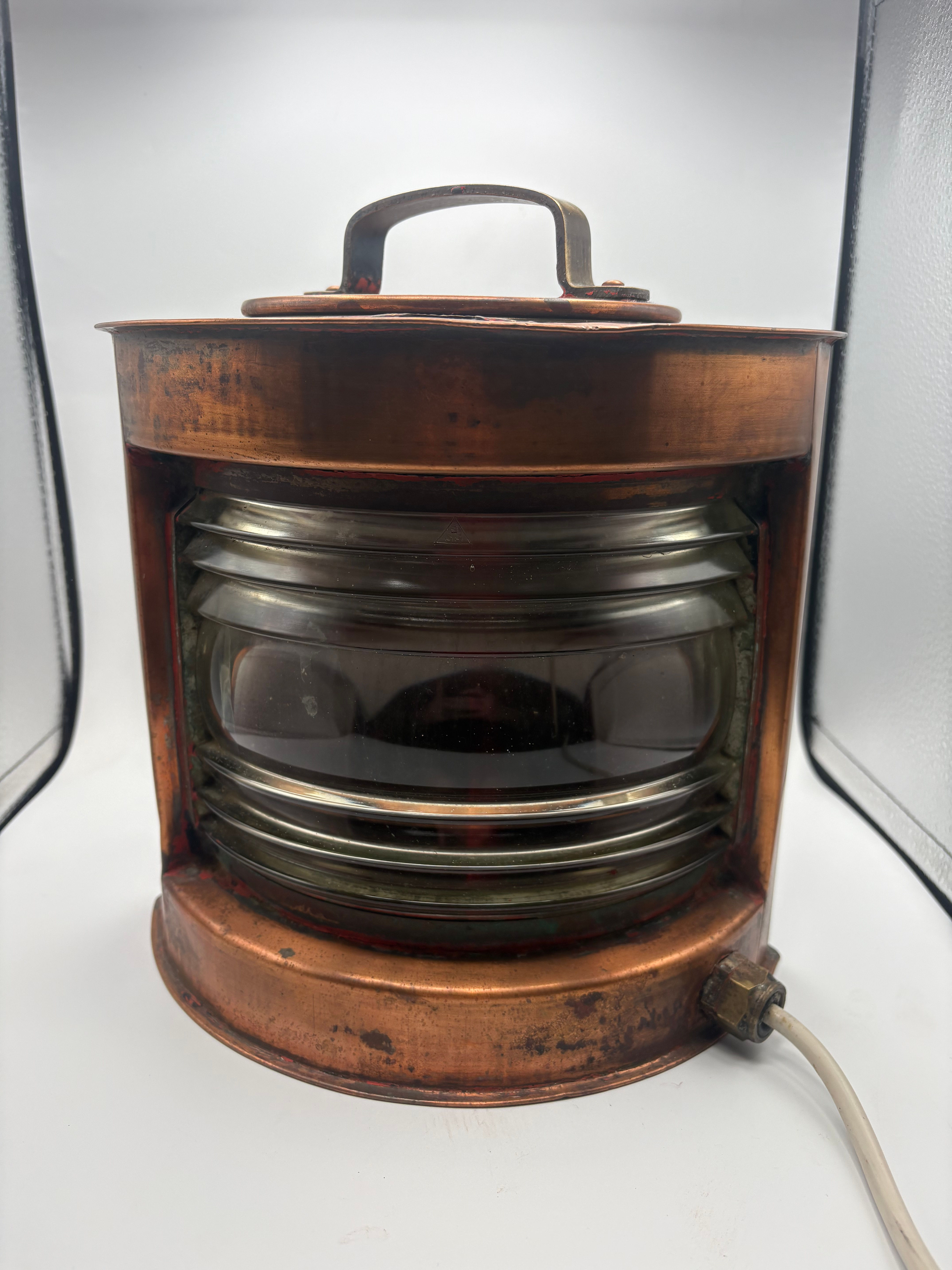 Antique Ships Lantern Port Side Converted to Electric