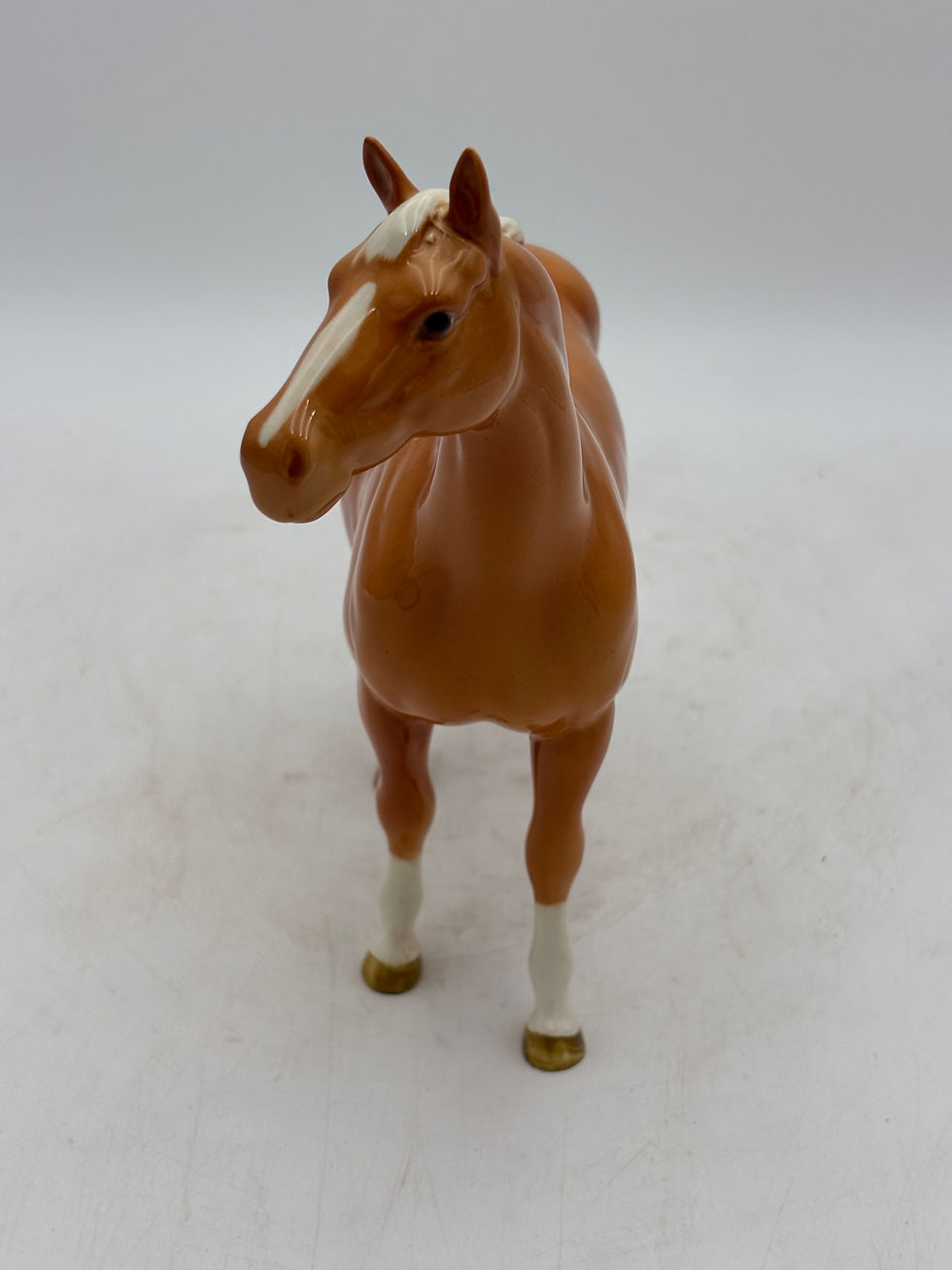 Thumbnail: Beswick Palomino Swish Tail Horse RARE (1182) 1st Version