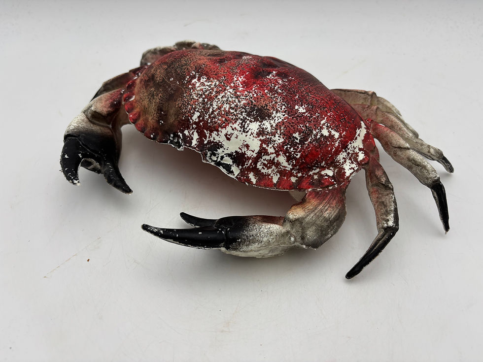 Thumbnail: Large Vintage Plastic Crab