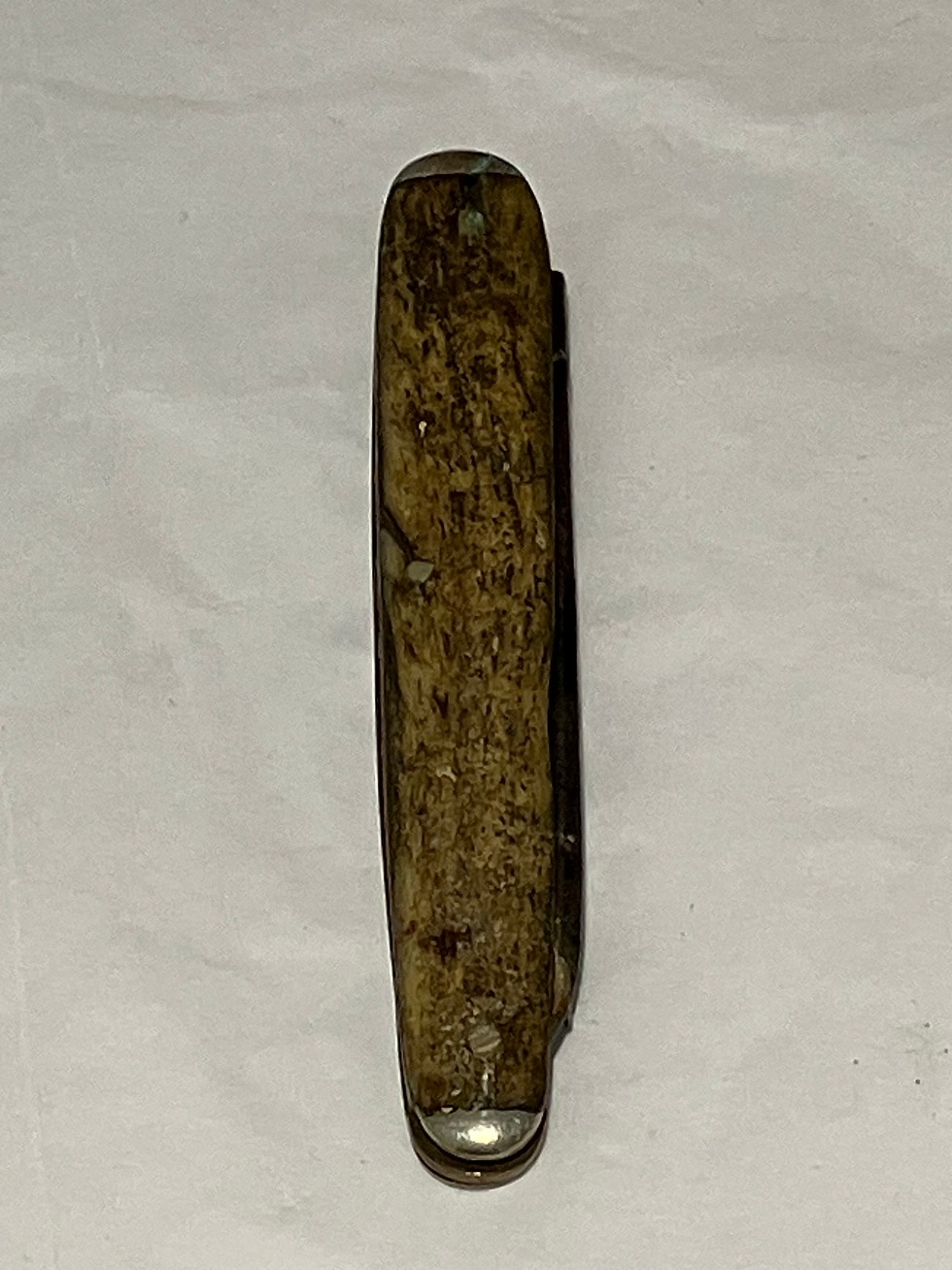 Thumbnail: Antique Dual Blade Pocket Knife with Wooden Grips 
