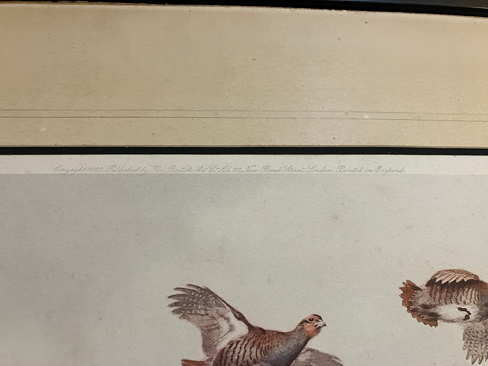 Thumbnail: Antique Print/Etching “Turning Off” By JC Harrison 