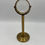 Thumbnail: Small Antique Brass Bulls Eye Desk Top Extentable Magnifying Glass