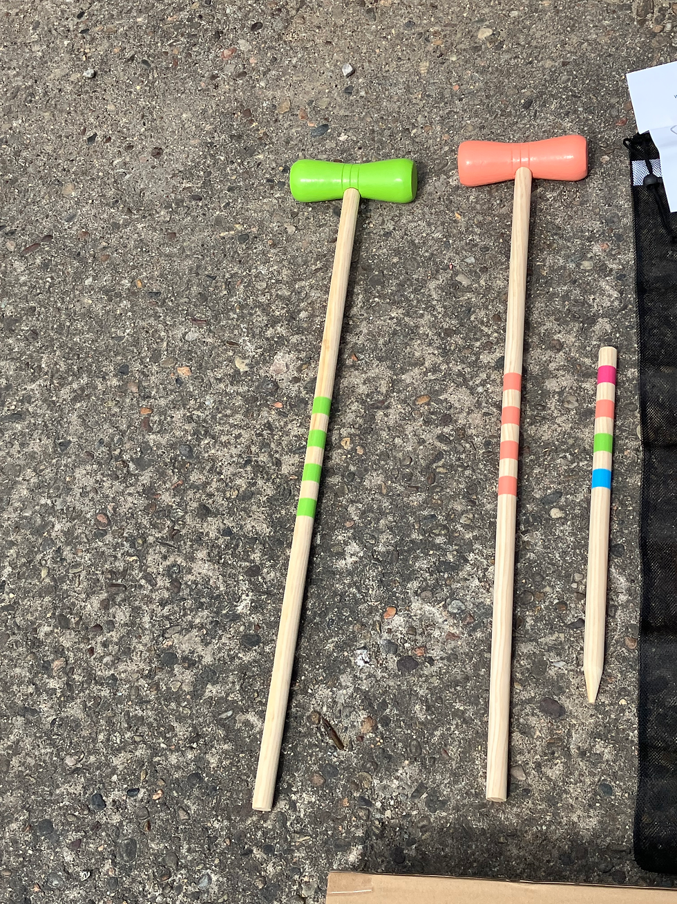 Thumbnail: Hillington 4 Person Croquet Set in Original Box