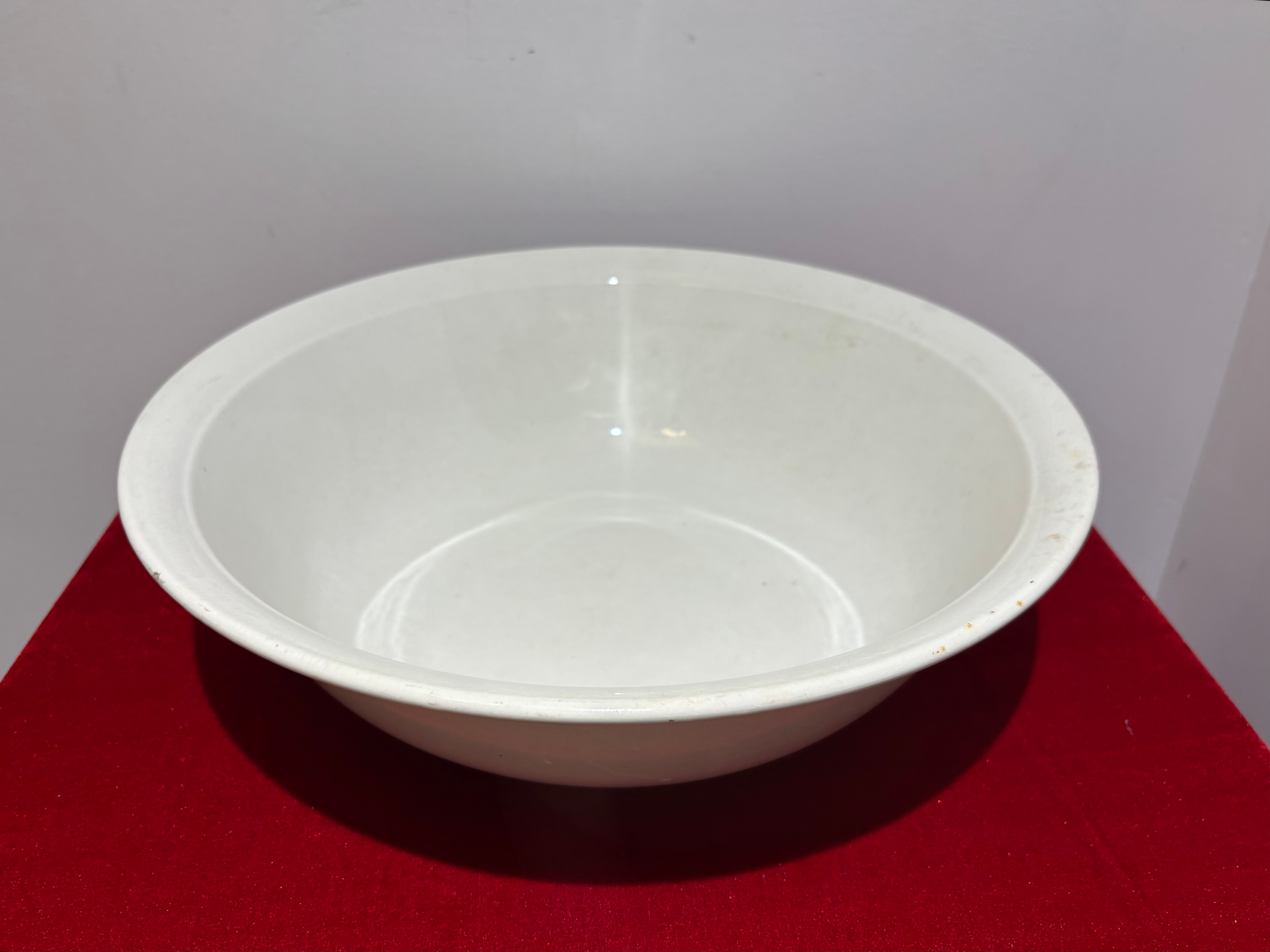 Wash Basin or Ceramic Mixing Bowl By Pountney & Co. Ltd of Bristol England. 