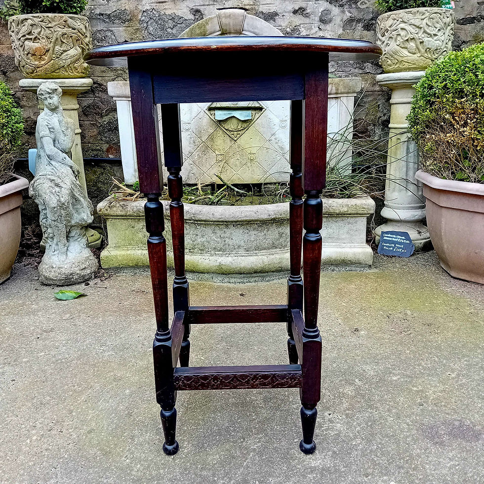 Late 19th Century Dark Oak Occasional Table | Strichen Antiques