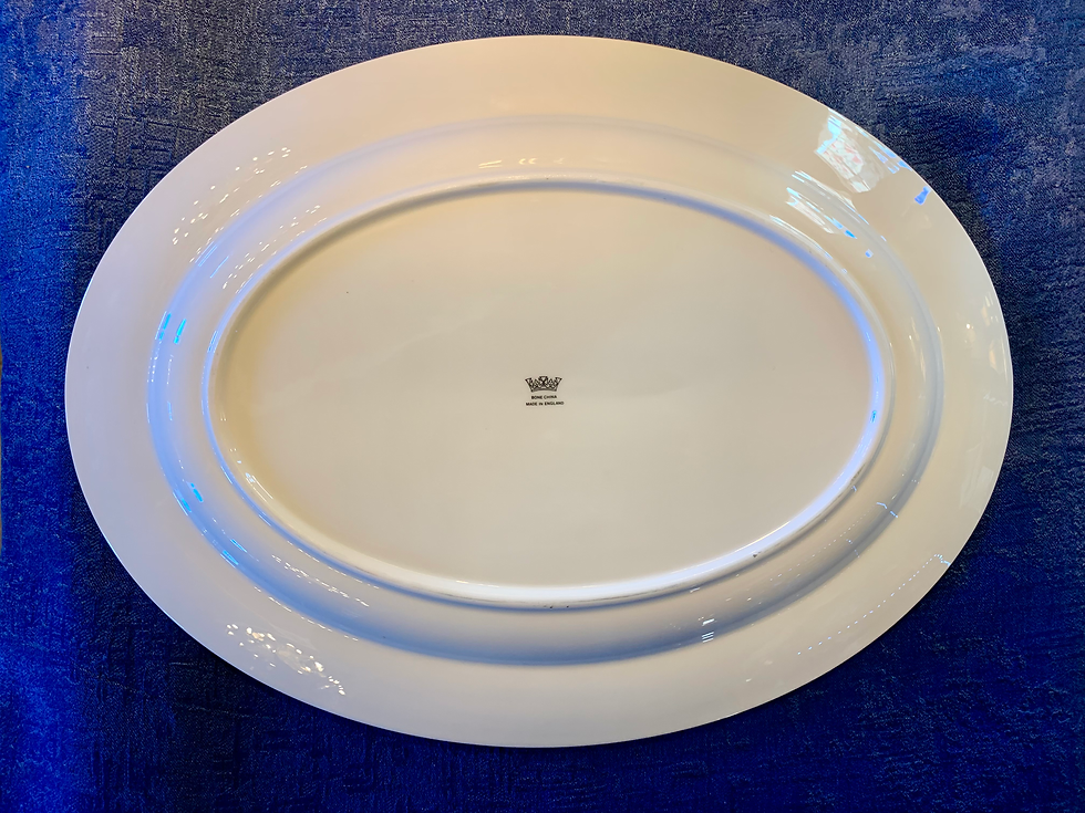 Thumbnail: Large Bone China Platter decorated with Rainbow Trout 